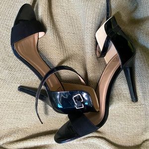 Black Ankle Strapped Heel
